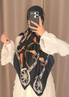 روسری نخ چهارفصل آسادخت - کد 1010